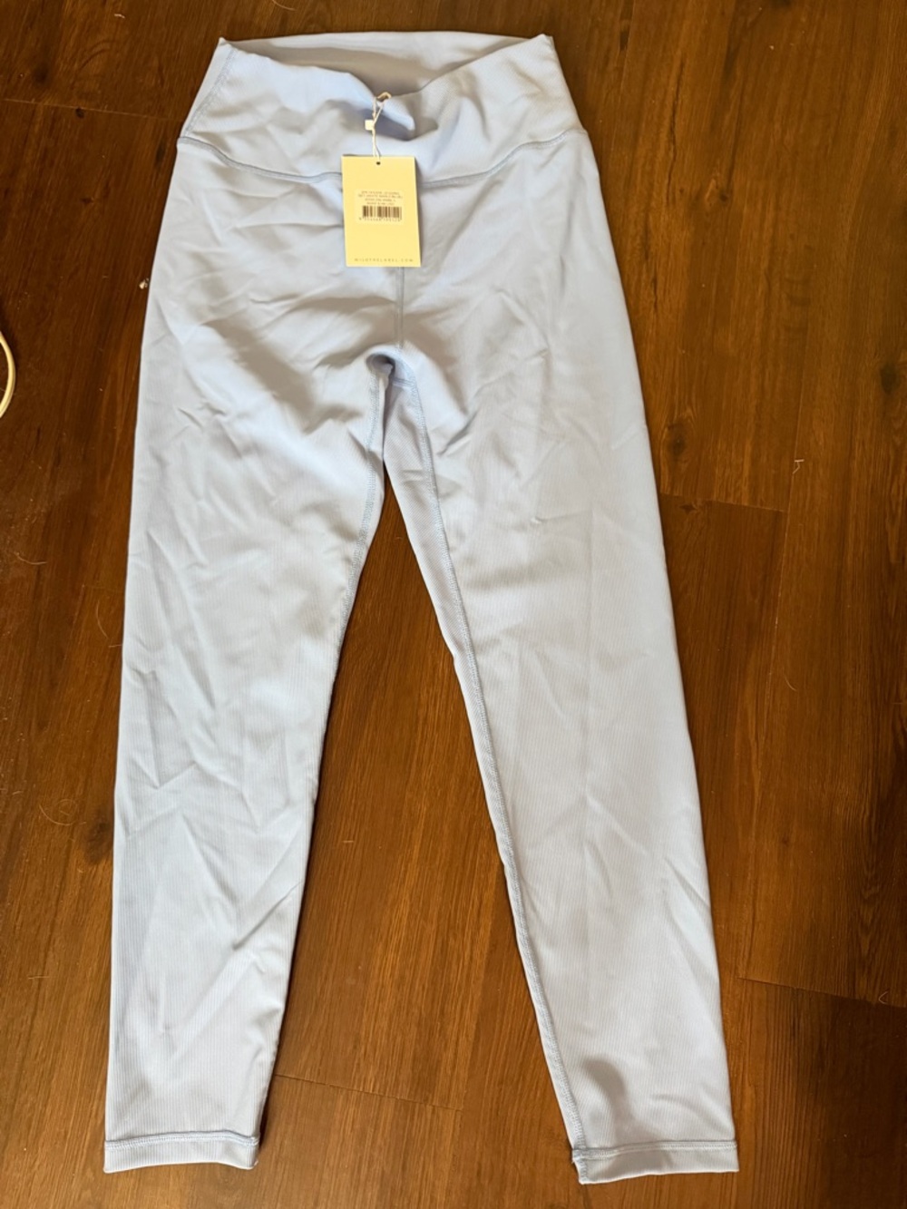 Wilo Light Blue High-Waist Stretch Leggings